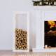 Support pour bois de chauffage bois de pin massif - Dimensions et couleur au choix Blanc|41 x 25