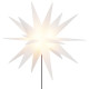 Lumière de Noël avec piquet LED pliable 57 cm - Couleur au choix Blanc