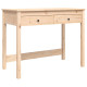 Bureau avec tiroirs 100x50x78 cm bois massif de pin 