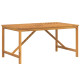 Table à manger de jardin 150x90x74 cm bois d'acacia solide 