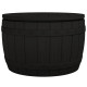 Boîte de rangement de jardin 3 en 1 noir polypropylène 