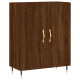 Buffet chêne marron 69,5x34x90 cm bois d'ingénierie 