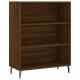 Armoire à étagères chêne marron 69,5x32,5x90 cm bois ingénierie 