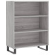 Armoire à étagères sonoma gris 69,5x32,5x90cm bois d'ingénierie 