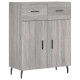 Buffet sonoma gris 69,5x34x90 cm bois d'ingénierie 