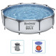 Ensemble de piscine steel pro max 305x76 cm 