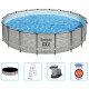 Piscine power steel 549x122 cm 