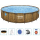 Ensemble de piscine power steel 549x122 cm 