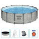 Piscine ronde power steel 488x122 cm 