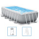 Ensemble de piscine prism frame rectangulaire 400x200x100 cm 