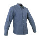 Chemise chambray LMA ALPES - Bleu Denim - Taille XXL - 9160 T.6 
