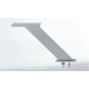 Support déporté MANART - finition alu - plateau 140 x 50 mm - 2520 