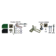 Kit pivot de portail à cheviller ing fixations - section carré 45x45mm - a011100 