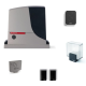 Kit automatisme de portail NICE ROBUS 500 HI-SPEED - Pour portail coulissant 500 kg max - RB500HSKCE 