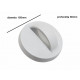 Applique murale led b31 7w ip44 blanc - couleur eclairage : blanc neutre 4000k - 5500k 