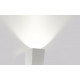 Applique murale led b33 3w ip44 blanc - couleur eclairage au choix 