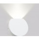 Applique murale led b36 3w ip44 blanc - couleur eclairage : blanc neutre 4000k - 5500k 