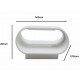 Applique murale led b43 5w ip44 blanc - couleur eclairage au choix 