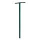 Pied pour boites aux lettres decayeux acier blanc h.1110mm ø45mm - 139281 
