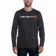 T-Shirt manches longues CARHARTT Logo central - 104107 