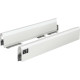 Set hettich arcitech pour tiroir h.126 - l.550 - blanc - 9149277 