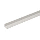 Cornière en aluminium à ailes inégales 25x15x1.5 mm duval bilcocq - l.2 m - argent - 41-0102-6252 