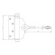 Ferme porte à tringle N°2 SEVAX 250 mm Max. 40 kg - 203002 