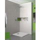 Receveur kinesurf nouveau extra-plat antidérapant - rectangulaire - 150 x 90 cm - blanc 