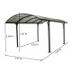 Carport habrita aluminium toit 1/2 rond 14,62 m2 