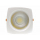 Downlight spot led cob carré convexe 40w 235mm - couleur eclairage au choix 