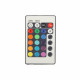 Projecteur led phare rgb + télécommande 10w ip65 