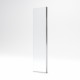 Volet pivotant pour paroi de douche à l'italienne transparent - 40x200cm verre transparent 6mm - freedom 2 pivot 