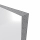 Pack panneaux muraux blanc en aluminium avec profilé d'angle et de finition noir mat - 90 x 120cm - wall'it blanc 90x120 