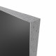 Pack panneaux muraux noir en aluminium avec profilé d'angle et de finition anodise brillant - 90 x 90cm - wall'it black 90x90 