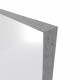 Pack panneaux muraux blanc mat - 90 x 120cm - en aluminium avec profilé d'angle et de finition anodisés chrome - wall'it blanc 90x120 Aurlane - FAC482 