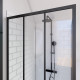 Paroi retour pour porte de douche - 90x200 cm - crushx retour 90cm Aurlane - FAC598 
