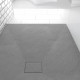 Receveur à poser en matériaux composite SMC – Finition ardoise gris – 90x120cm – ROCK 2 GREY 90 Aurlane - FAC698 