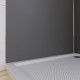 Lot de 2 panneaux muraux gris 90x210 cm - profilés de jonction et finition - wall' it - Couleur de finition au choix Chromé