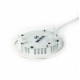 Downlight dalle led extra plate ronde blanc 6w - couleur eclairage : blanc froid 6000k - 8000k 