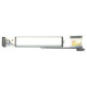 Ferme-porte fl96 evo - cavers iseo - 24v - bi-tension - rupture + contact bras droite - 379965 