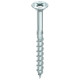 Vis HECO-Topix-Plus - Ø4,5x35mm - Tête Fraisée à poches de fraisage - Filetage Total - PZ2 - Boite de 500 - 60652 