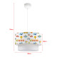 Lustre lampe lumière suspendu suspension lurgan pour enfant e27 70 cm motif de véhicules helloshop26 03_0007549 