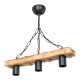 Lustre lampe lumière suspendu suspension hemel en métal bois corde de jute hauteur 47 cm 3 x e27 helloshop26 03_0007494 