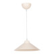 Lustre lampe lumière suspendu suspension hereford en plastique hauteur 48 cm e27 blanc / crème helloshop26 03_0007497 