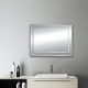 Miroir cosmétique mural de salle de bain Bord - Dimensions au choix 
