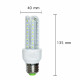 Ampoule led e27 smd2835 cfl 9w 220v lynx 360 - couleur eclairage au choix 