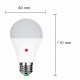 Ampoule led e27 a60 10w 220v 220 capteur crépusculaire - couleur eclairage au choix 