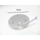Tube led t9 12w 220v 120 plaque circulaire plafond ø125 - couleur eclairage au choix 