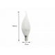 Ampoule led e14 flamme cob 6w 220v 360 - couleur eclairage au choix 