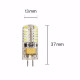 Ampoule led g4 smd2835 3w 12v 360 48led - couleur eclairage au choix 